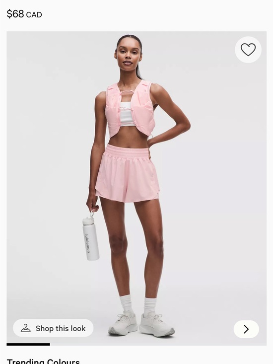 lululemon athletica Pants - lululemon athletica Light Pink Women's Running Skort NWOT